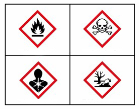 硫化氢的危险化学品象形图